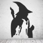 Preview: 46231 Herr der Ringe Gandalf mit Frodo Silhouette Wandsticker
